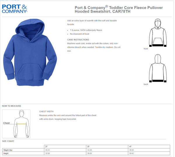 Custom Design Hoodie - Youth